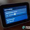 Lenovo Smart Clock alarm settings screen